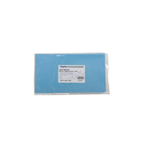 Hapla Felpe Web Dressing Pads – 4 Fogli Imbottiti Autoadesivi Per Protezione Pelle Sotto Stecche E Gessi